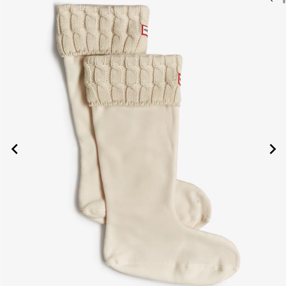 Stitch Cable Cuff Tall Boot Socks